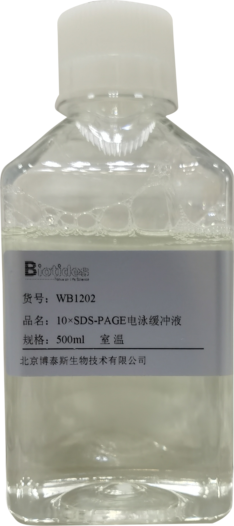 博泰斯biotides 10×SDS-PAGE电泳缓冲液-北京博泰斯生物技术有限公司官网——WB一站式高效解决方案